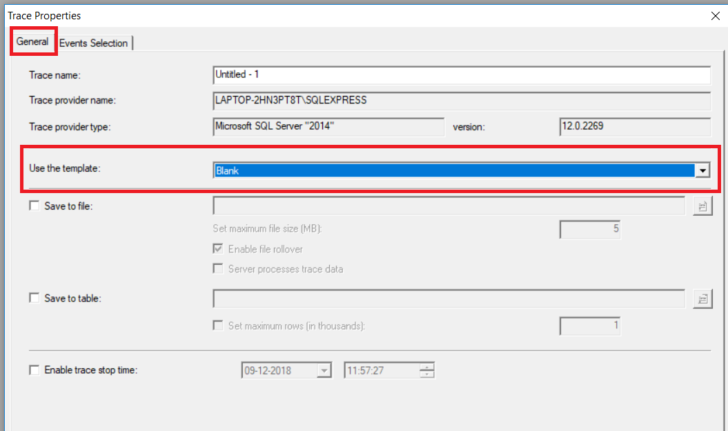 Capturing Deadlocks using SQL Profiler